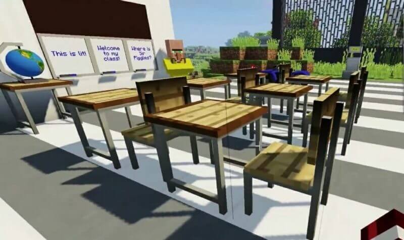 マイクラ 学校にあるようなオブジェクトを追加する Another School Mod ゲマステ Gamers Station