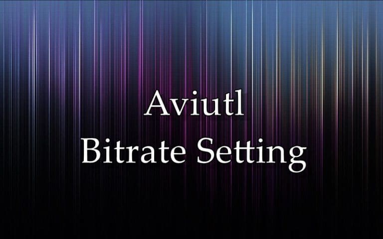 avidemux bitrate too low