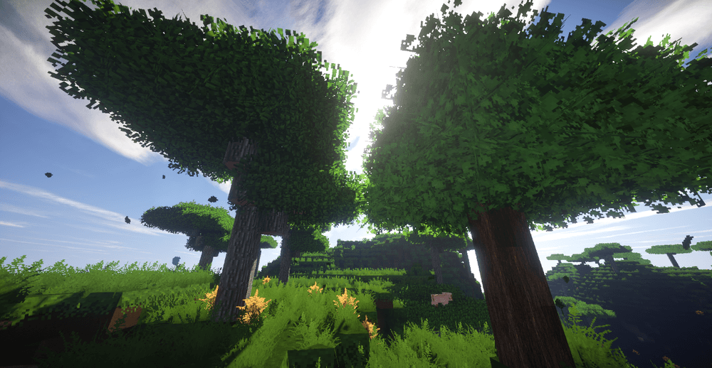 マイクラ 葉が舞い より繁り そして丸い マイクラの葉っぱをリアルにする Better Foliage Mod ゲマステ Gamers Station