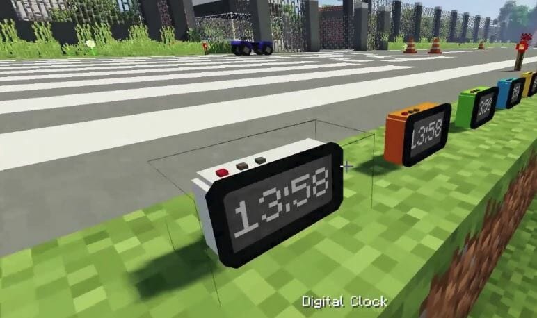 マイクラ 実際に文字が動く リアルなデジタル時計を追加する Digital Clock Mod ゲマステ Gamers Station