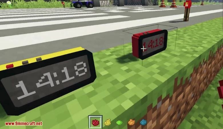 マイクラ 実際に文字が動く リアルなデジタル時計を追加する Digital Clock Mod ゲマステ 新作ゲームレビュー マイクラ ゲームmod情報まとめ
