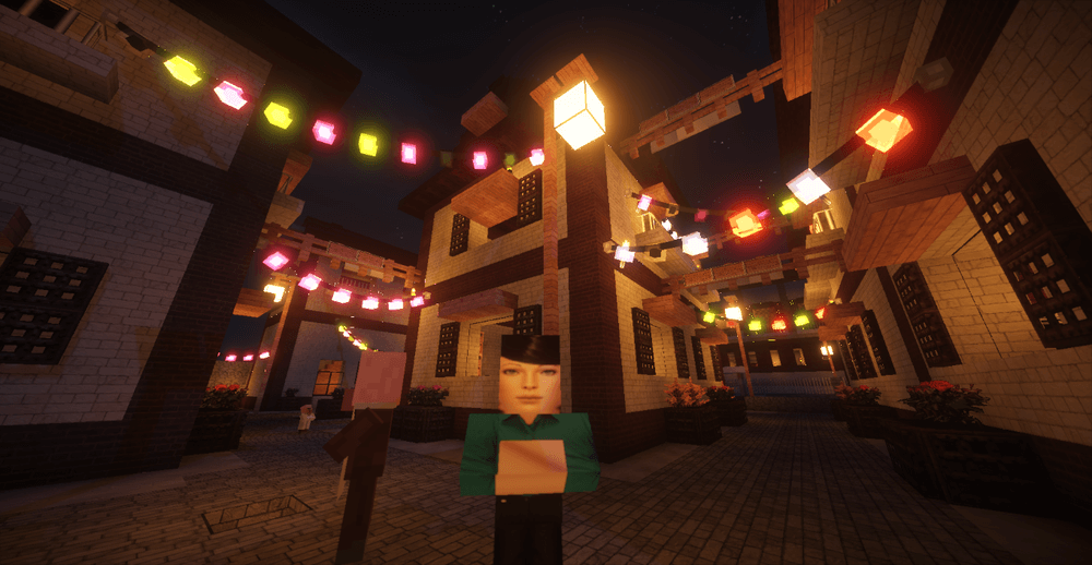 マイクラ 電飾で建物を綺麗に彩る 村人も大喜びの Fairy Lights Mod