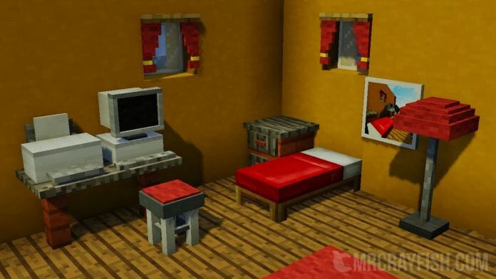 マイクラ 動く 回る ギミック多彩なオブジェクトを大量に追加する Mrcrayfish S Furniture Mod ゲマステ 新作ゲームレビュー マイクラ ゲームmod情報まとめ