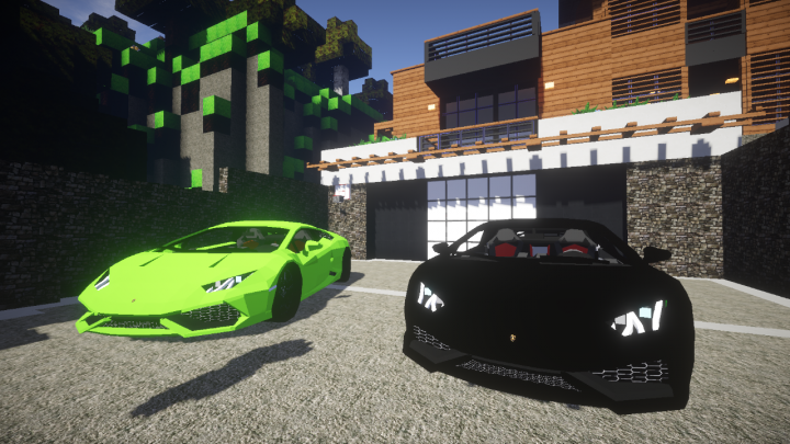 マイクラ リアルなスポーツカーで駆け抜ける 高級車を多数追加する Alcara Pack Flan S Mod ゲマステ 新作ゲームレビュー マイクラ ゲームmod情報まとめ