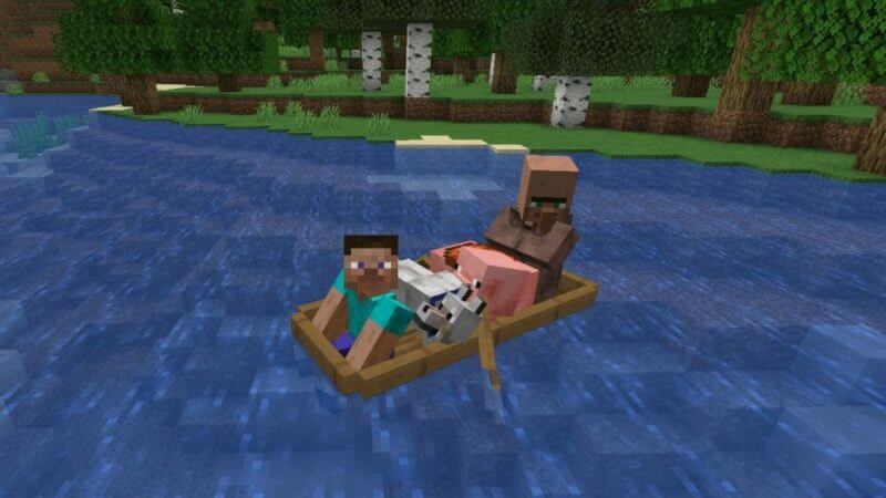 無料ダウンロード マイクラ ボート 乗り方 Minecraftの画像だけ