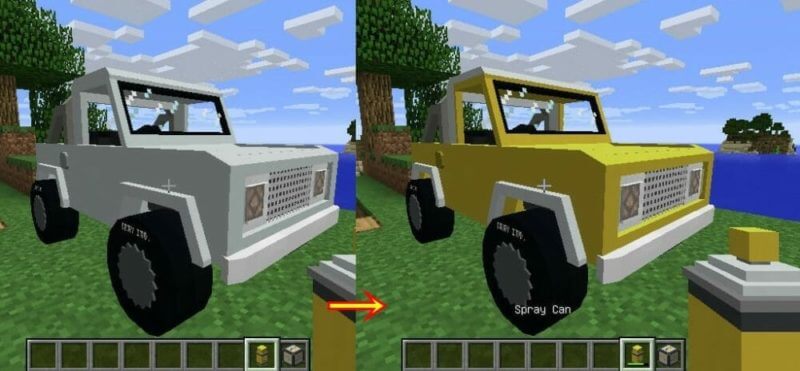 マイクラ 色や性能など 自由に改造できる乗り物を複数追加する Mrcrayfish S Vehicle Mod ゲマステ Gamers Station