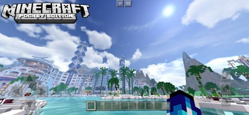 マイクラpe 空 雲の表現をめっちゃリアルにする無料オススメ影mod