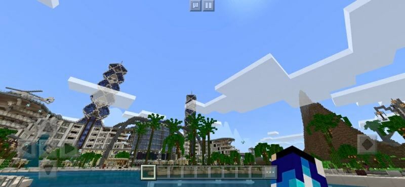 マイクラpe 空 雲の表現をめっちゃリアルにする無料オススメ影mod Rndm S Kinda Shader ゲマステ 新作ゲームレビュー マイクラ ゲームmod情報まとめ