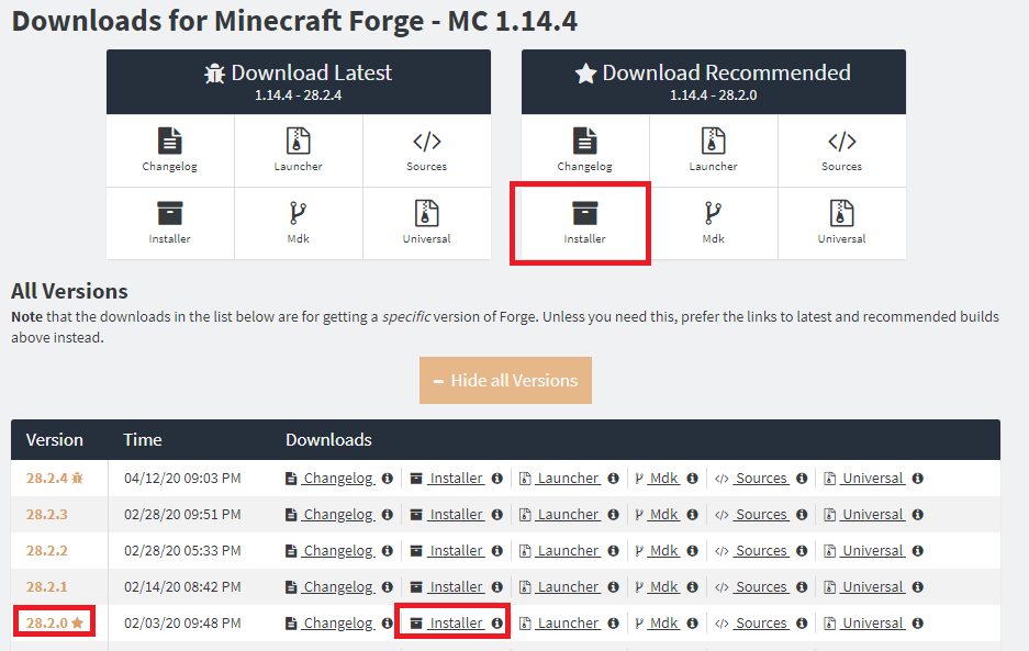 forge optifine 1.17 download