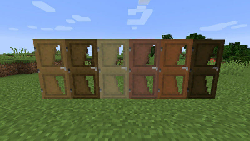 マイクラ 扉 ドア に多くのバリエーションを追加する Macaw S Doors Mod ゲマステ Gamers Station