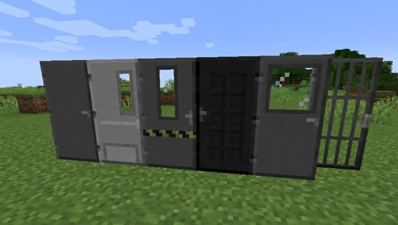 マイクラ 扉 ドア に多くのバリエーションを追加する Macaw S Doors Mod ゲマステ 新作ゲームレビュー マイクラ ゲームmod情報まとめ