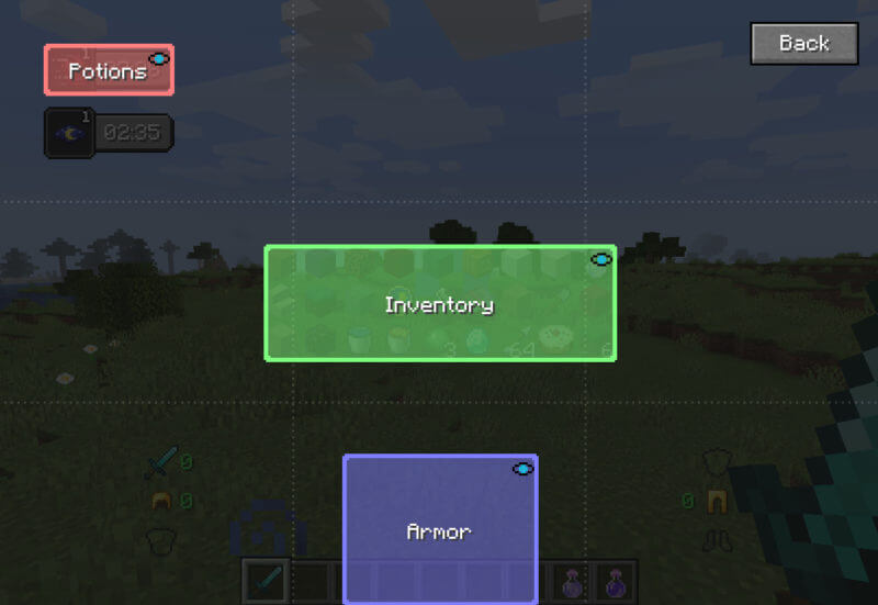 マイクラ 自分好みにhudをカスタマイズできる Inventory Hud Mod ゲマステ 新作ゲームレビュー マイクラ ゲームmod 情報まとめ