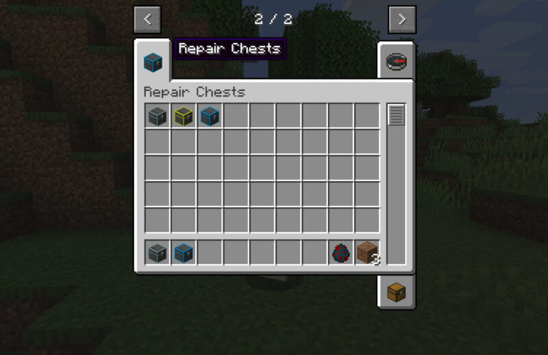 マイクラ 装備を自動修理するチェストを複数追加する Repair Chests Mod ゲマステ 新作ゲームレビュー マイクラ ゲームmod情報まとめ