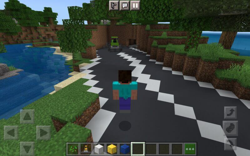 マイクラpe 道路や線路を簡単に建造 Road Builder Rail Builder Add On ゲマステ 新作ゲームレビュー マイクラ ゲームmod情報まとめ