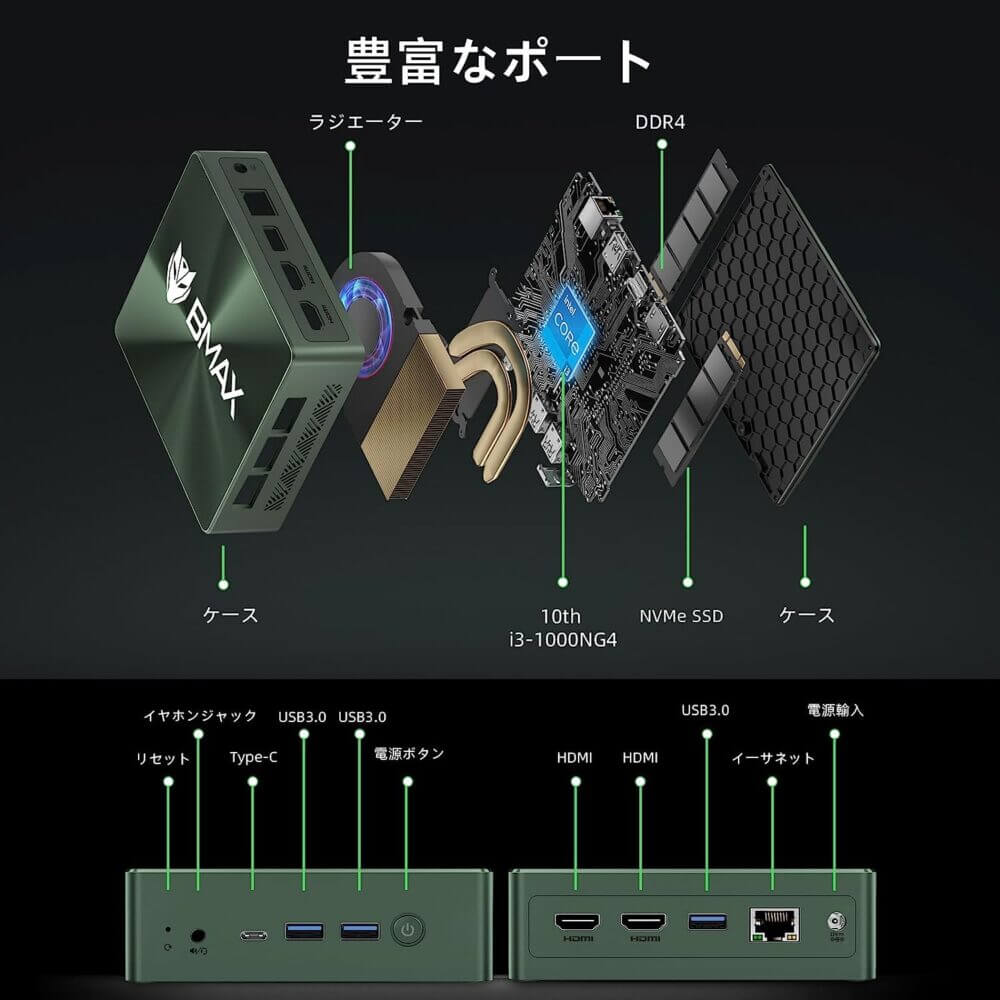 ③複数割-400★B65×2セット♡ 高性能ミニPC『BMAX B6 Plus』を7,000円OFFで購入可能！Amazonに