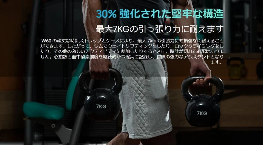 Blackview W60の説明画像