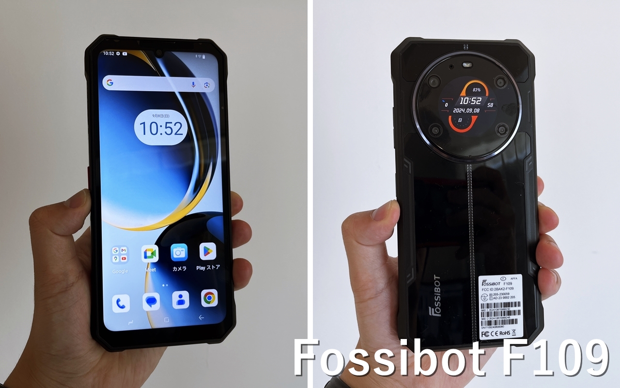 スマートフォン FOSSIBOT fossibot-f109-rugged-