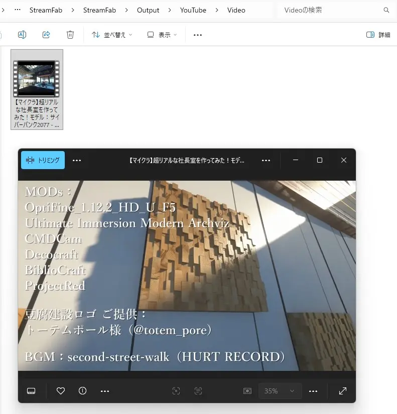 ダウンロード済みデータ