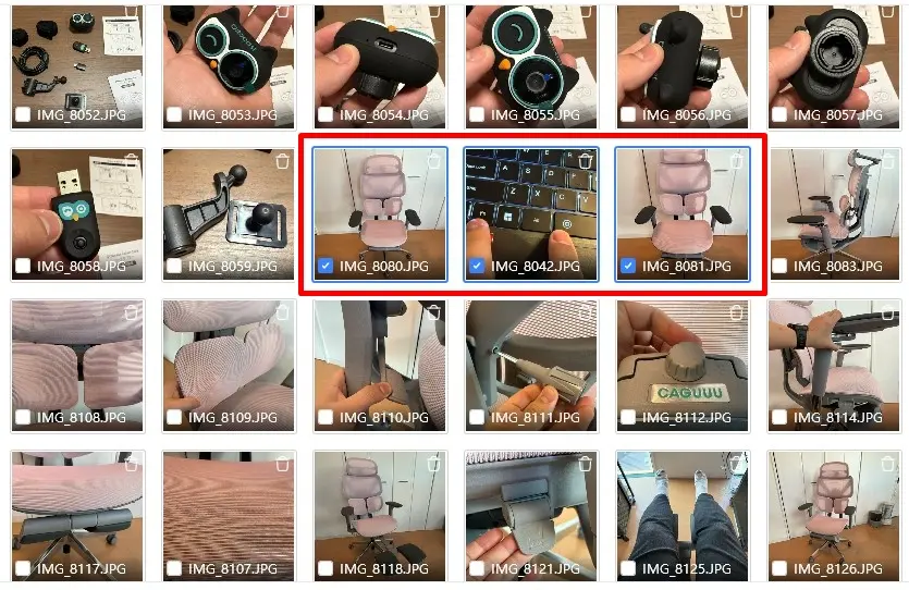 復元データにチェックを入れた状態